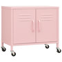 Voir la diapositive 2 : VIDAXL Armoire de rangement Rose 60x35x56 cm Acier