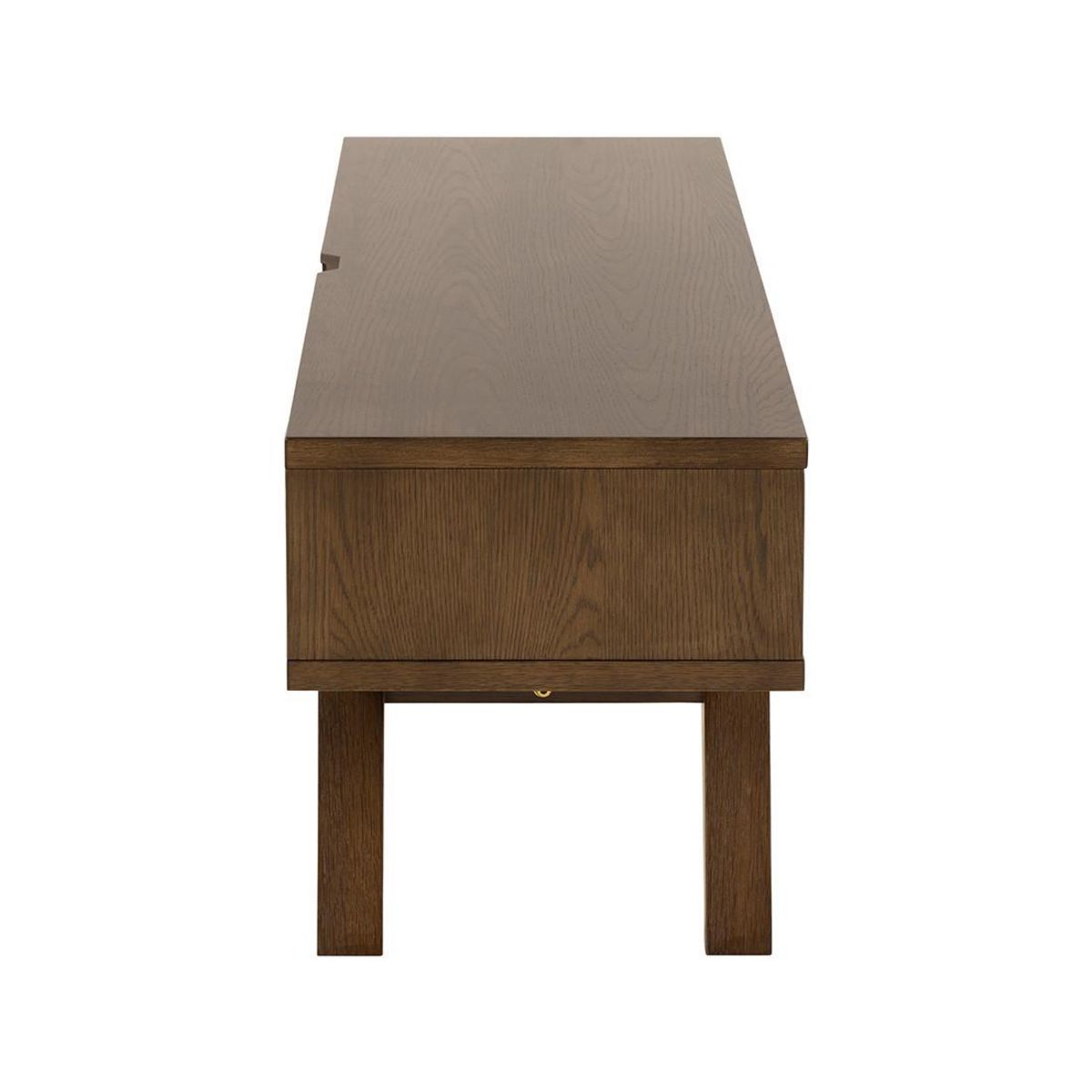 LISA DESIGN Pauline - meuble tv - chêne foncé - 2 tiroirs - 150 cm