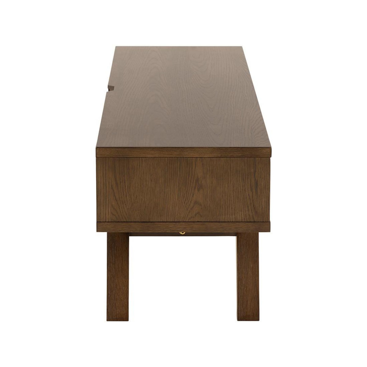 LISA DESIGN Pauline - meuble tv - chêne foncé - 2 tiroirs - 150 cm