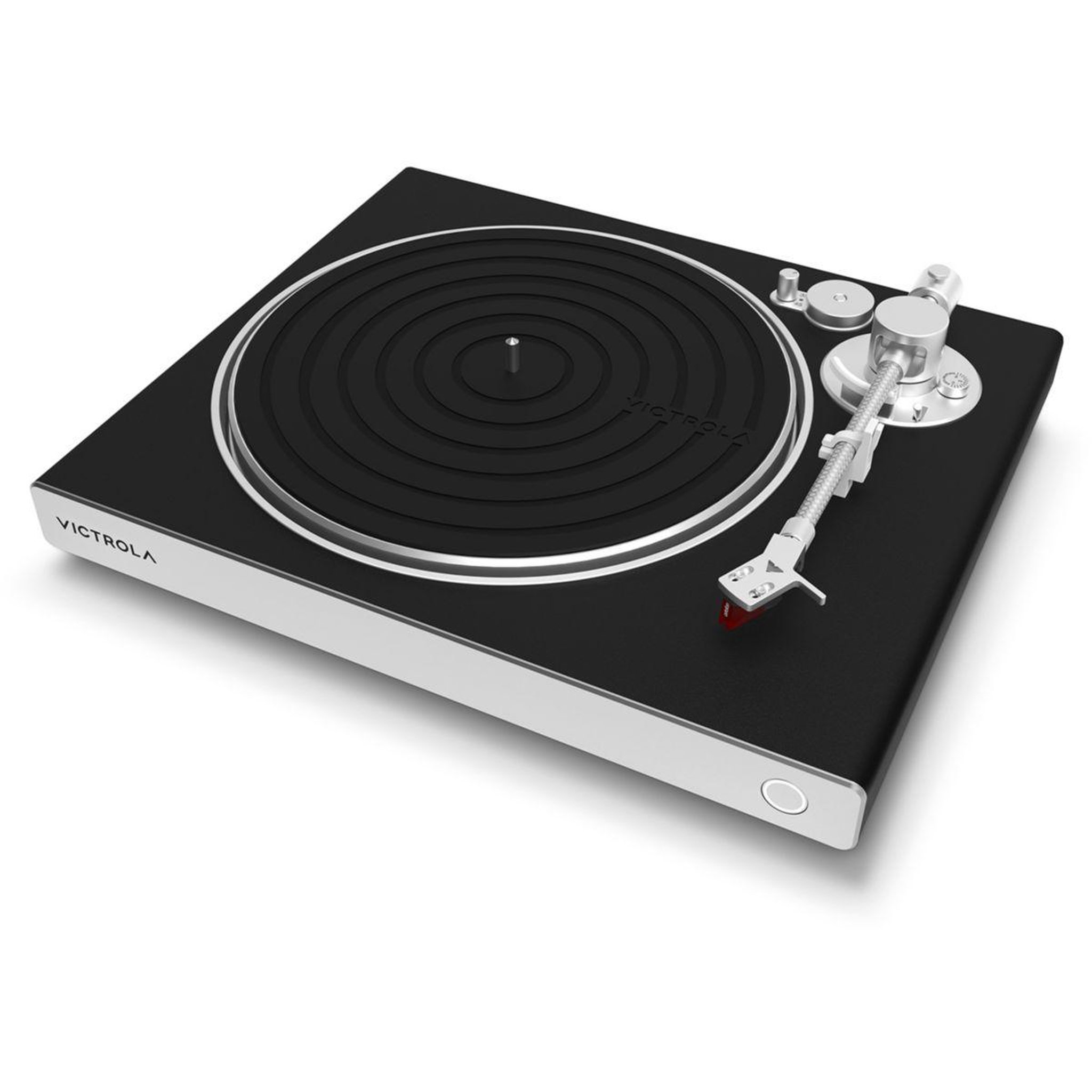 Voir la diapositive 2 : VICTROLA Platine vinyle ORTOFON 2M RED NOIR FACADE GRISE