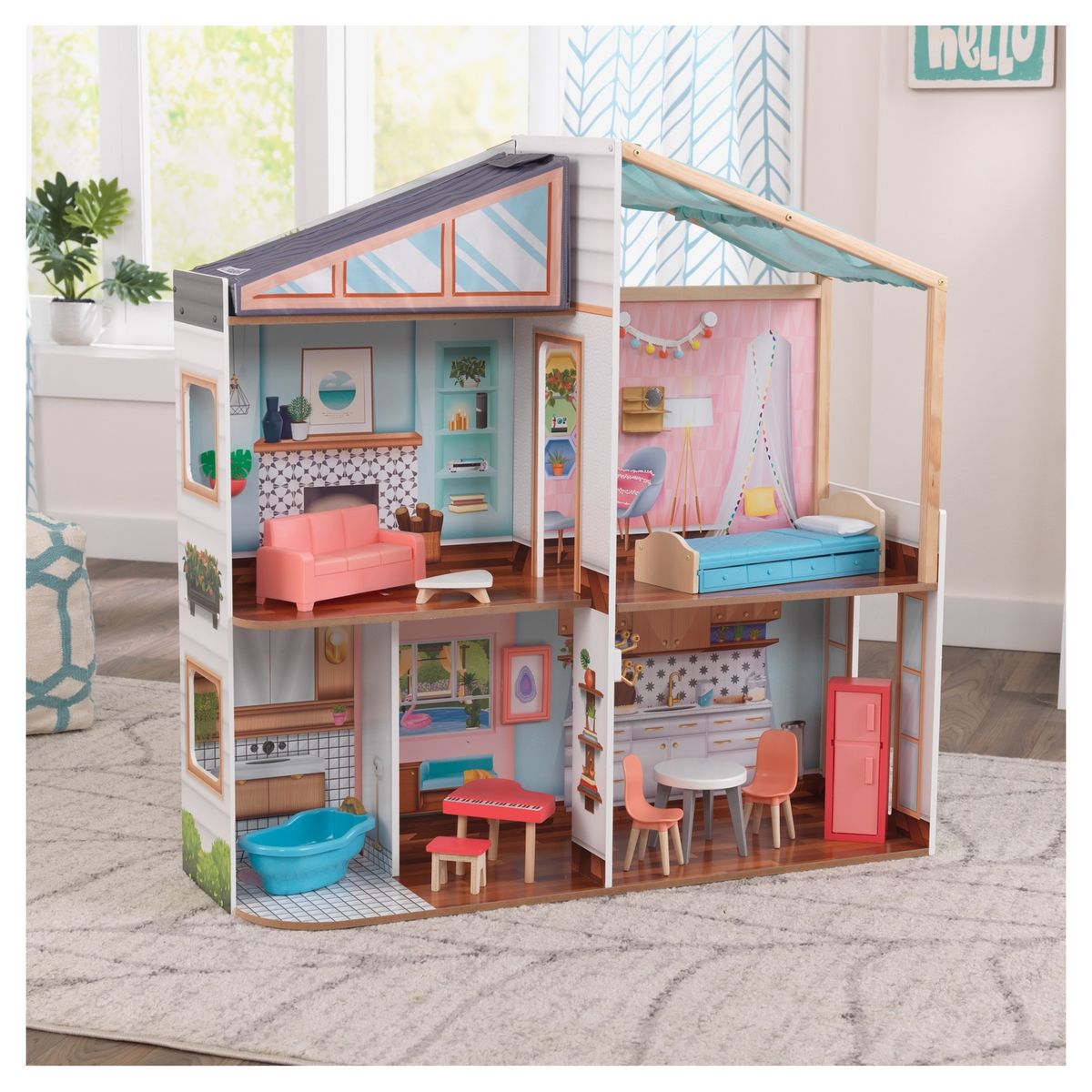 Kidkraft Maison de poupées Design by me Magnetic Makeover