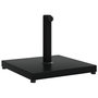 Voir la diapositive 2 : VIDAXL Base de parasol pour mats Ø32/38/48 mm 18 kg carre