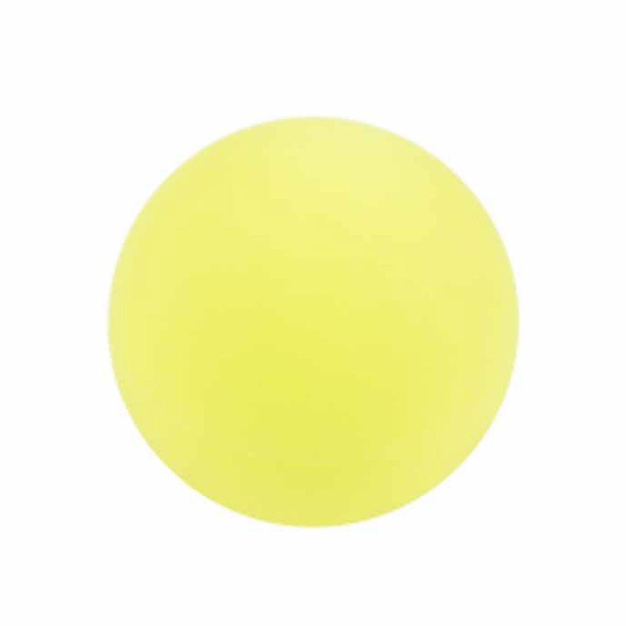 HOMEA Jouet pour chien  balle phosphorescent  6cm jaune