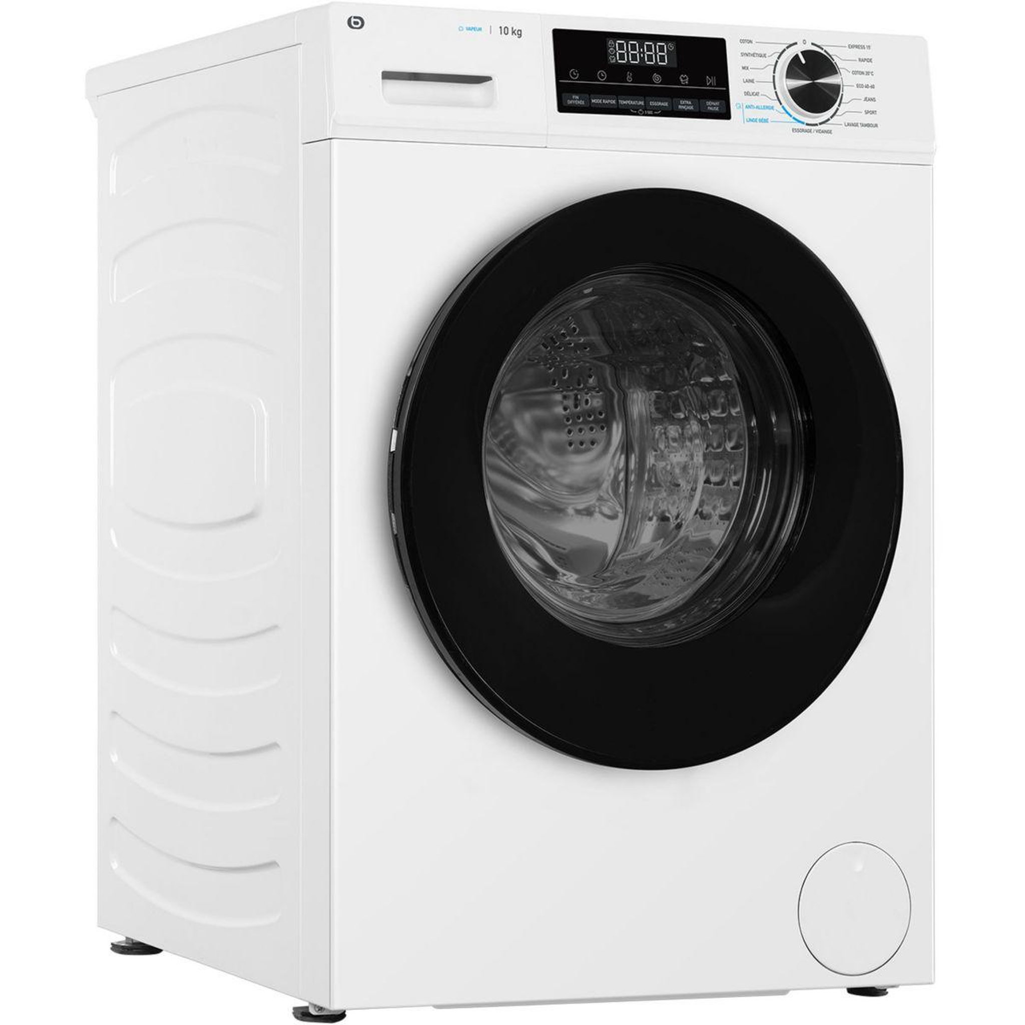 Voir la diapositive 5 : ESSENTIEL B Lave linge hublot ELF1014-6b - 10 kg - 1400 tr/min - Classe A - Moteur induction