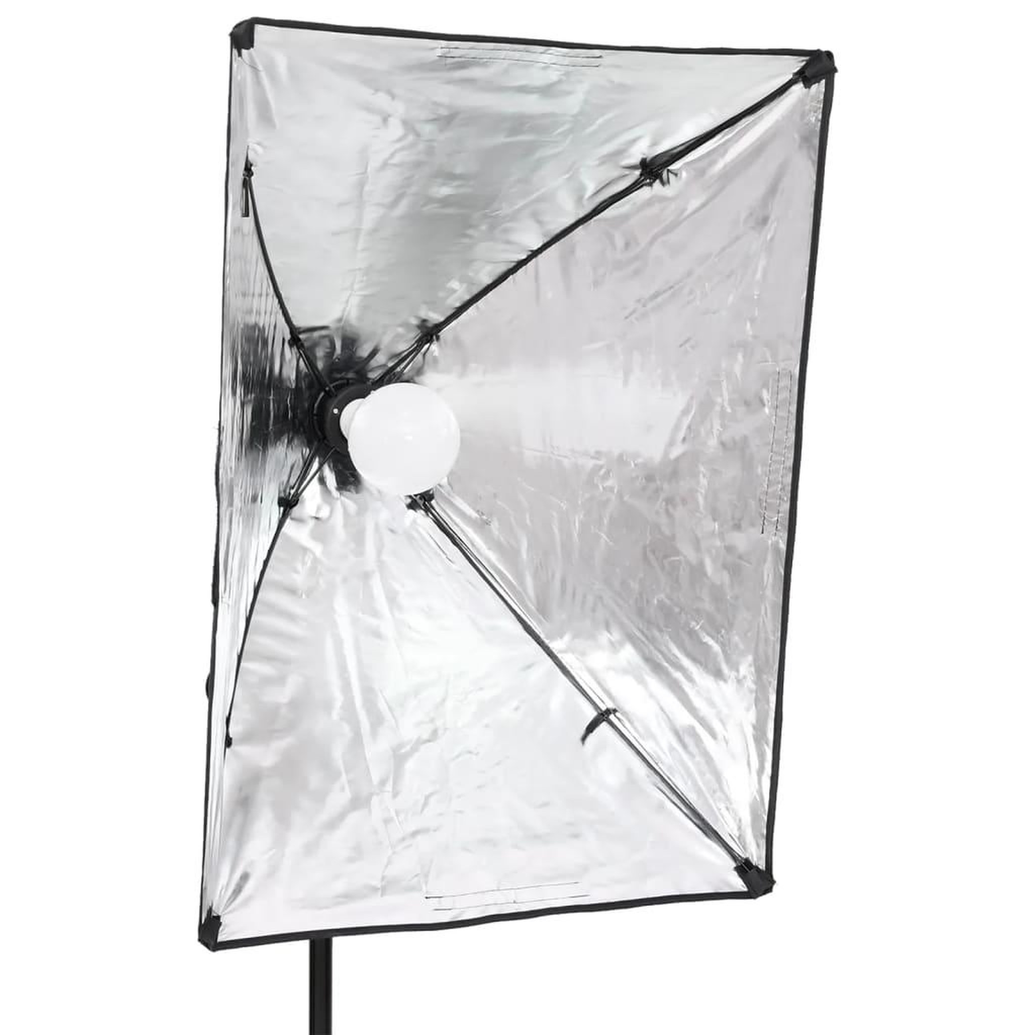 Voir la diapositive 4 : VIDAXL Kit de studio photo avec eclairage toile de fond et reflecteur
