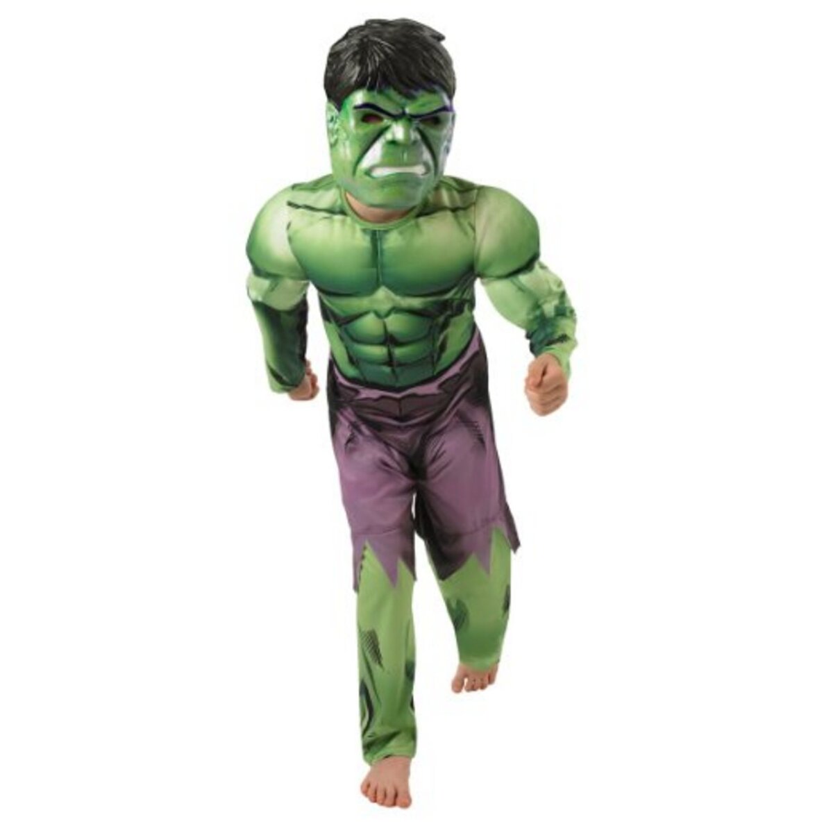 Déguisement classique Hulk série animée - Avengers - Vert - Garçon