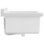 Voir la diapositive 5 : VIDAXL Lavabo pour montage murale blanc 40x40x24 cm resine