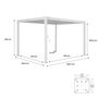 Voir la diapositive 4 : SWEEEK Pergola bioclimatique aluminium lames orientables 4x3m Triomphe