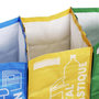 Voir la diapositive 4 : Paris Prix Lot de 3 Sacs de Tri  Lavable  40cm Multicolore