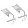 Voir la diapositive 4 : VIDAXL Spots vers le bas pour miroir 2 pcs 2 W Blanc froid