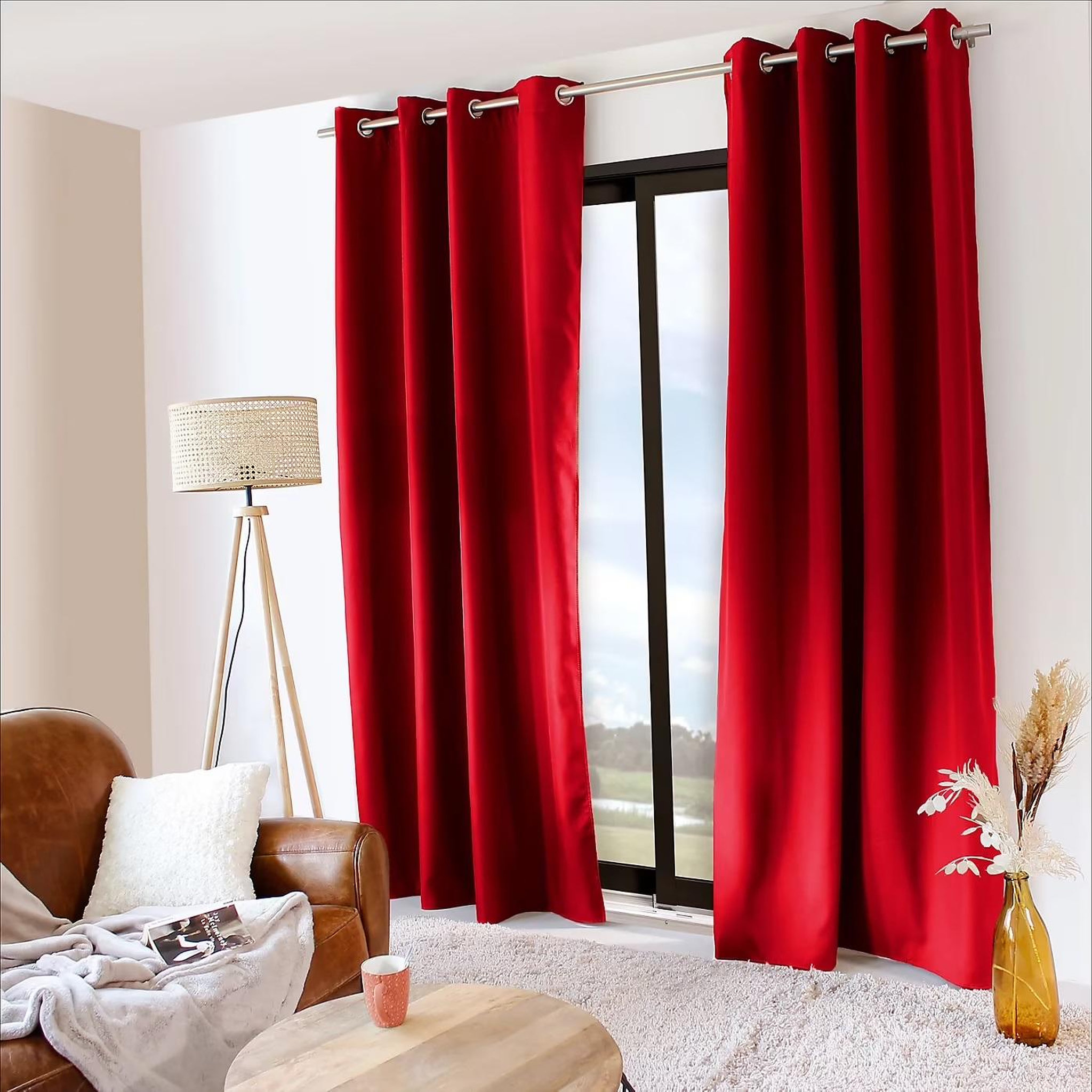 Voir la diapositive 3 : Eden 1 rideau thermique glacier design et moderne