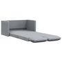 Voir la diapositive 2 : VIDAXL Canape-lit 2 en 1 gris clair 112x174x55 cm tissu