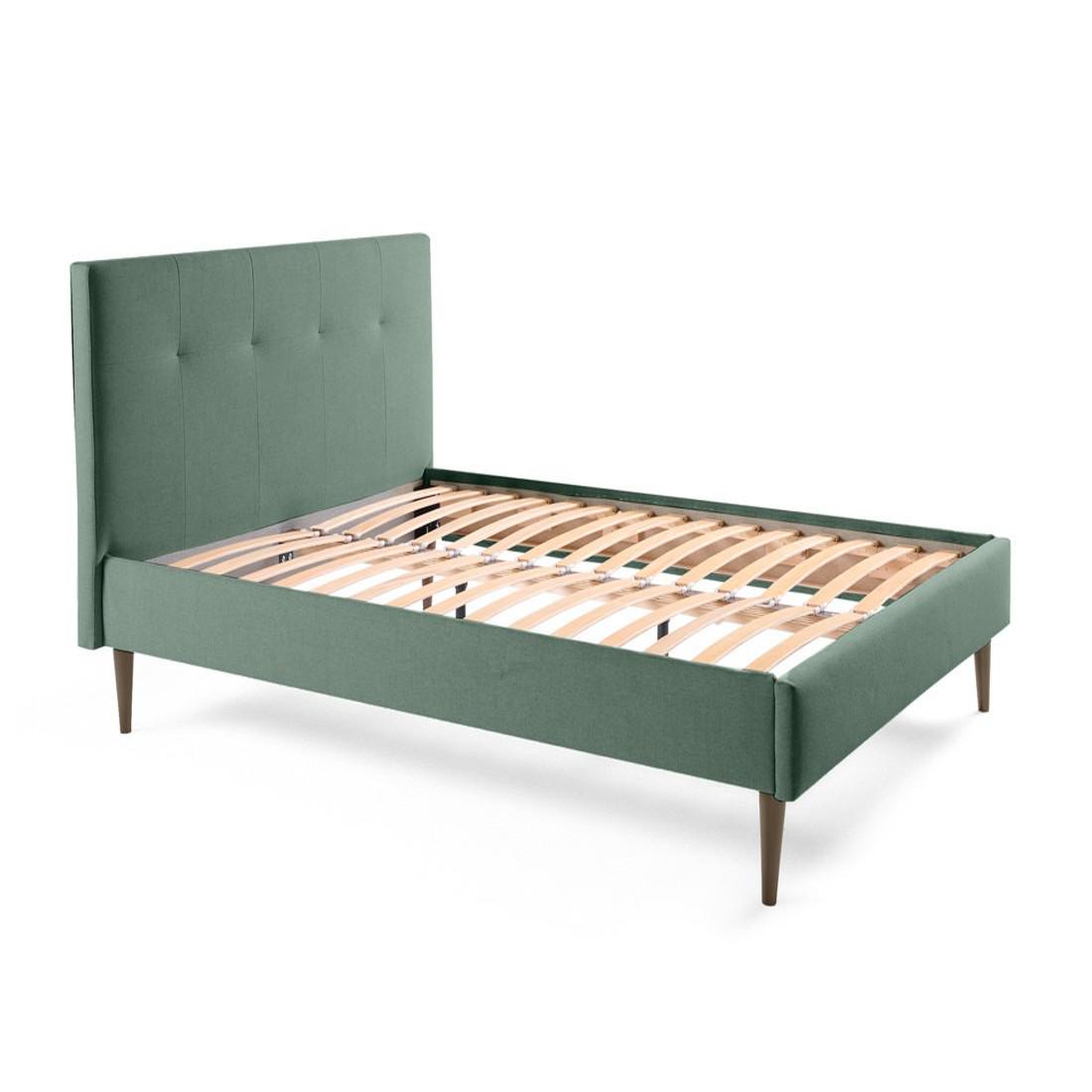 Voir la diapositive 4 : BEST MOBILIER Monet - lit - 160x200 - sommier inclus - en tissu