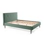 Voir la diapositive 4 : BEST MOBILIER Monet - lit - 160x200 - sommier inclus - en tissu