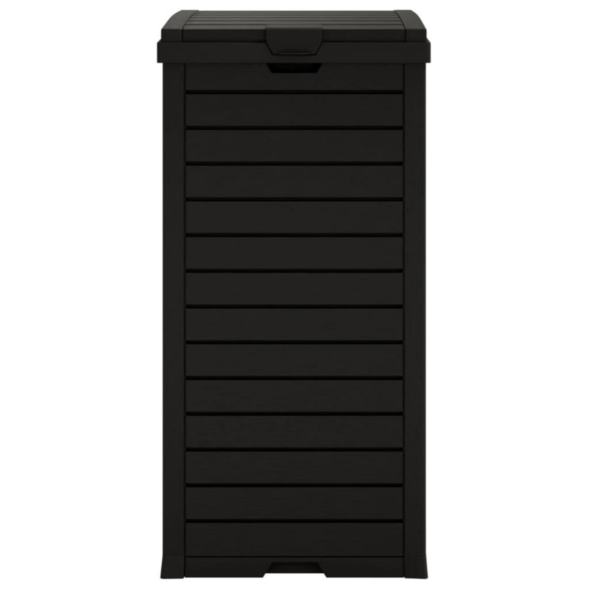 VIDAXL Poubelle d'exterieur noir 41x41x86 cm polypropylene