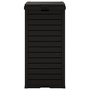 Voir la diapositive 5 : VIDAXL Poubelle d'exterieur noir 41x41x86 cm polypropylene