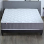 Voir la diapositive 6 : IDLITERIE Ensemble Matelas Ressort 7 zones H.28cm + Sommier Fabriqué en France MAX - 160 x 200 cm