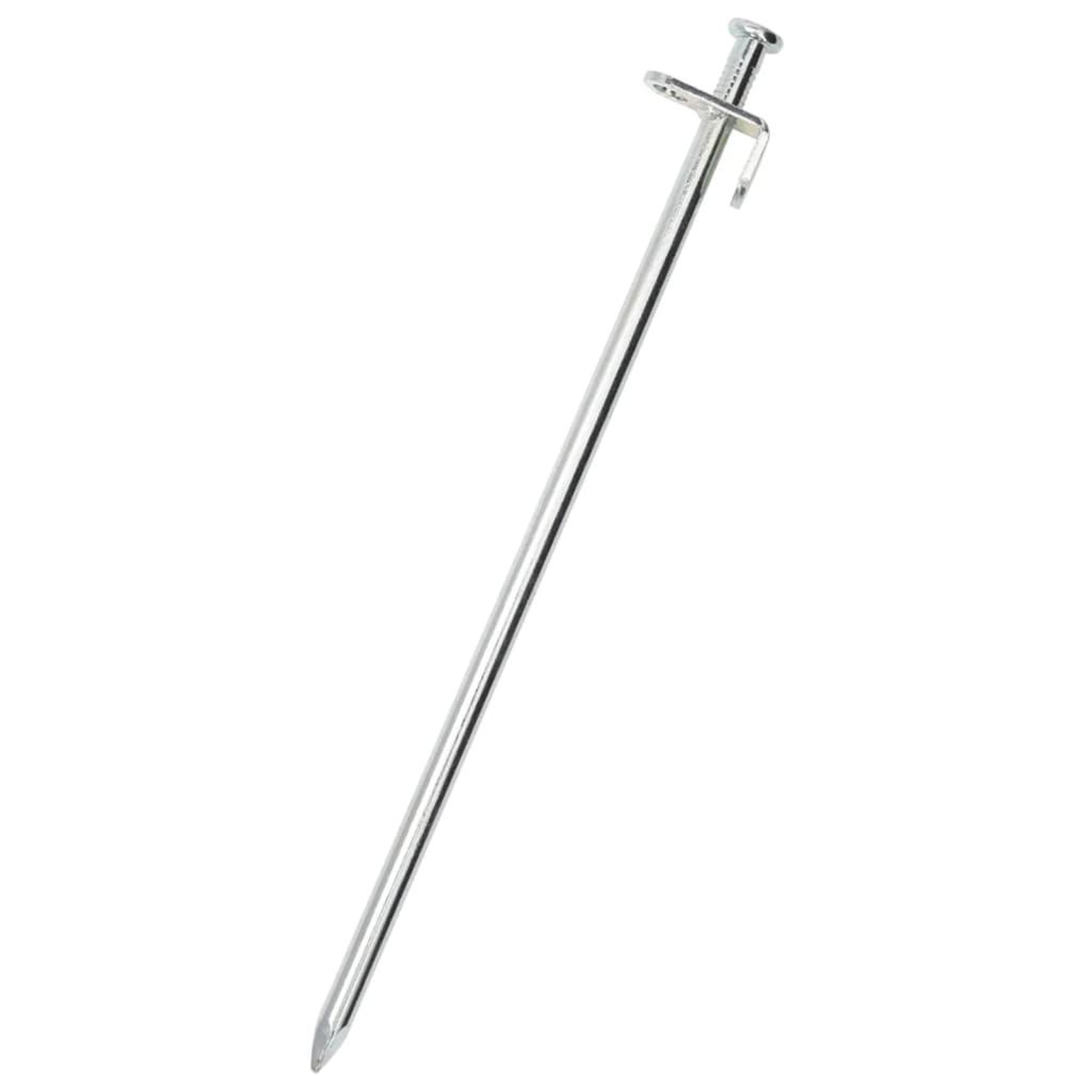Voir la diapositive 2 : VIDAXL Piquets de tente 24 pcs 30 cm 8 mm acier galvanise