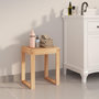 Voir la diapositive 1 : VIDAXL Tabouret de salle de bain 40x30x46 cm Bois massif de noyer
