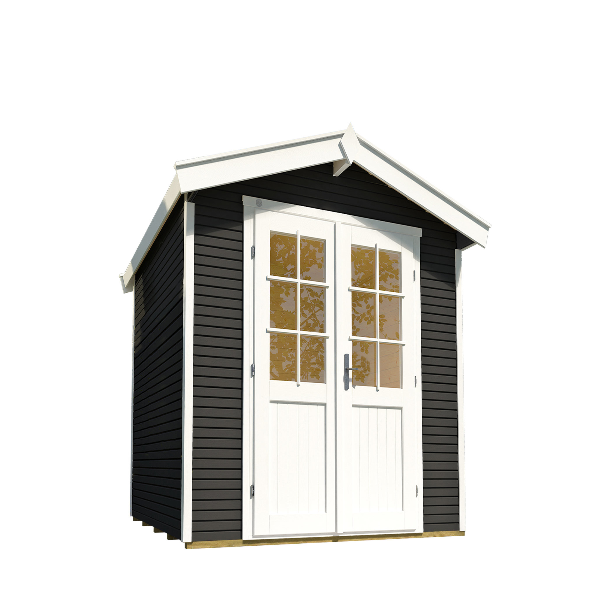 Voir la diapositive 3 : WEKA Abri de jardin bois- 4,68m²