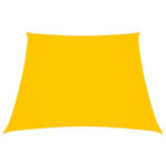 VIDAXL Voile de parasol Tissu Oxford trapeze 2/4x3 m Jaune