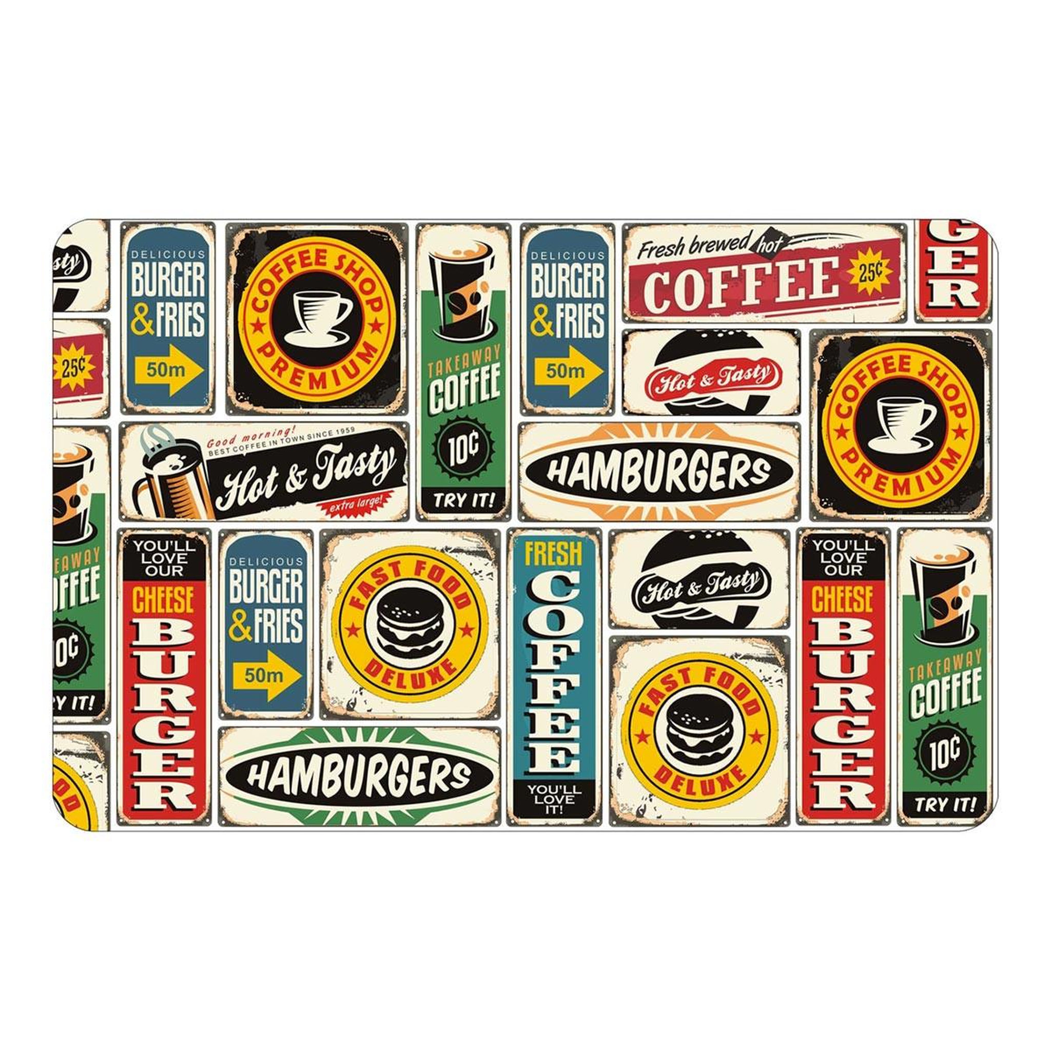 Douceur d'Intérieur Set de Table Imprimé  Americano  28x44cm Multicolore