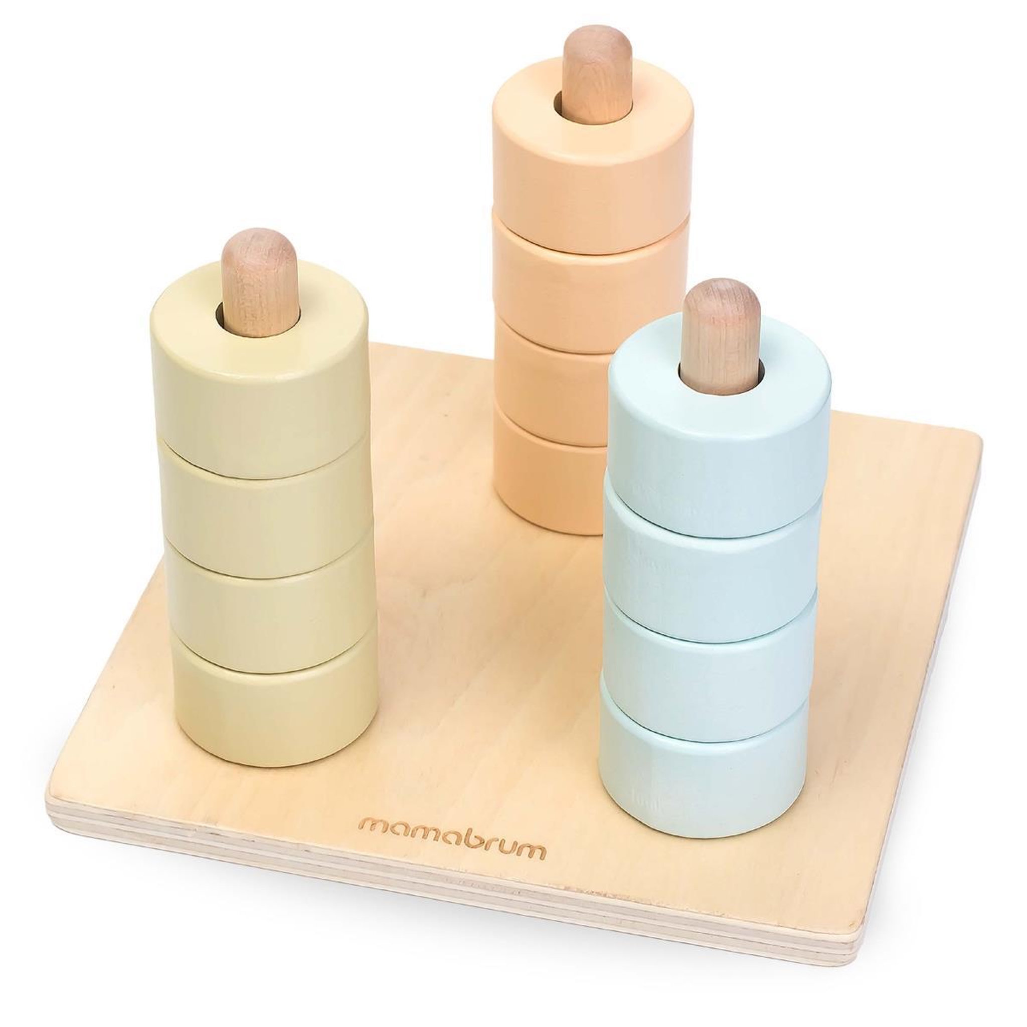 Voir la diapositive 6 : MAMABRUM Jouet d'Activité Montessori, Jouet en Bois - Développement Cognitif pour Enfant de 2-3 ans