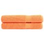 Voir la diapositive 1 : VIDAXL Serviettes de sauna de qualité supérieure SOLUND 2 pcs orange