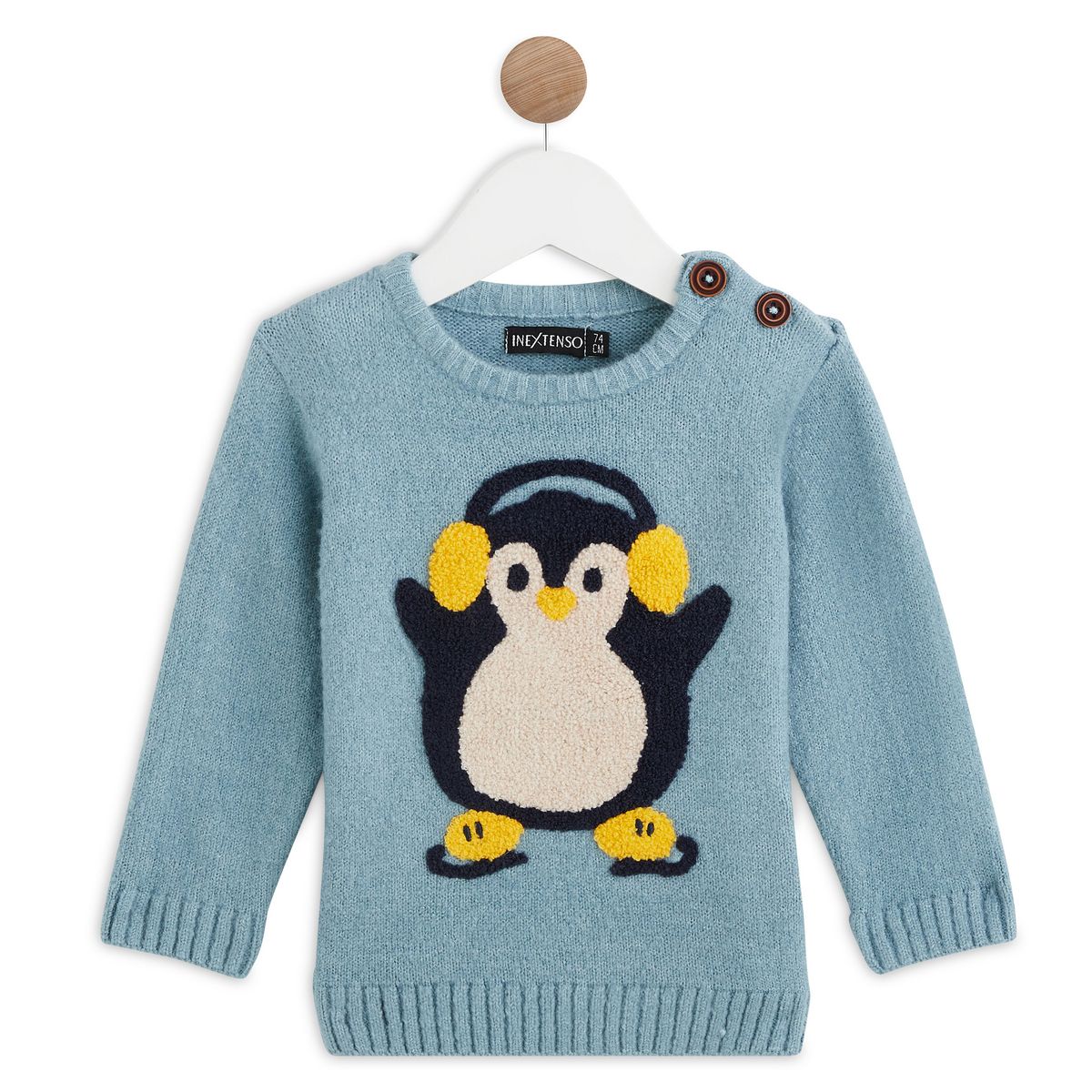 INEXTENSO Pull en maille bébé garçon