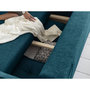 Voir la diapositive 4 : BEST MOBILIER Lena - canapé d'angle convertible - avec coffre - style scandinave - 5 places - gauche