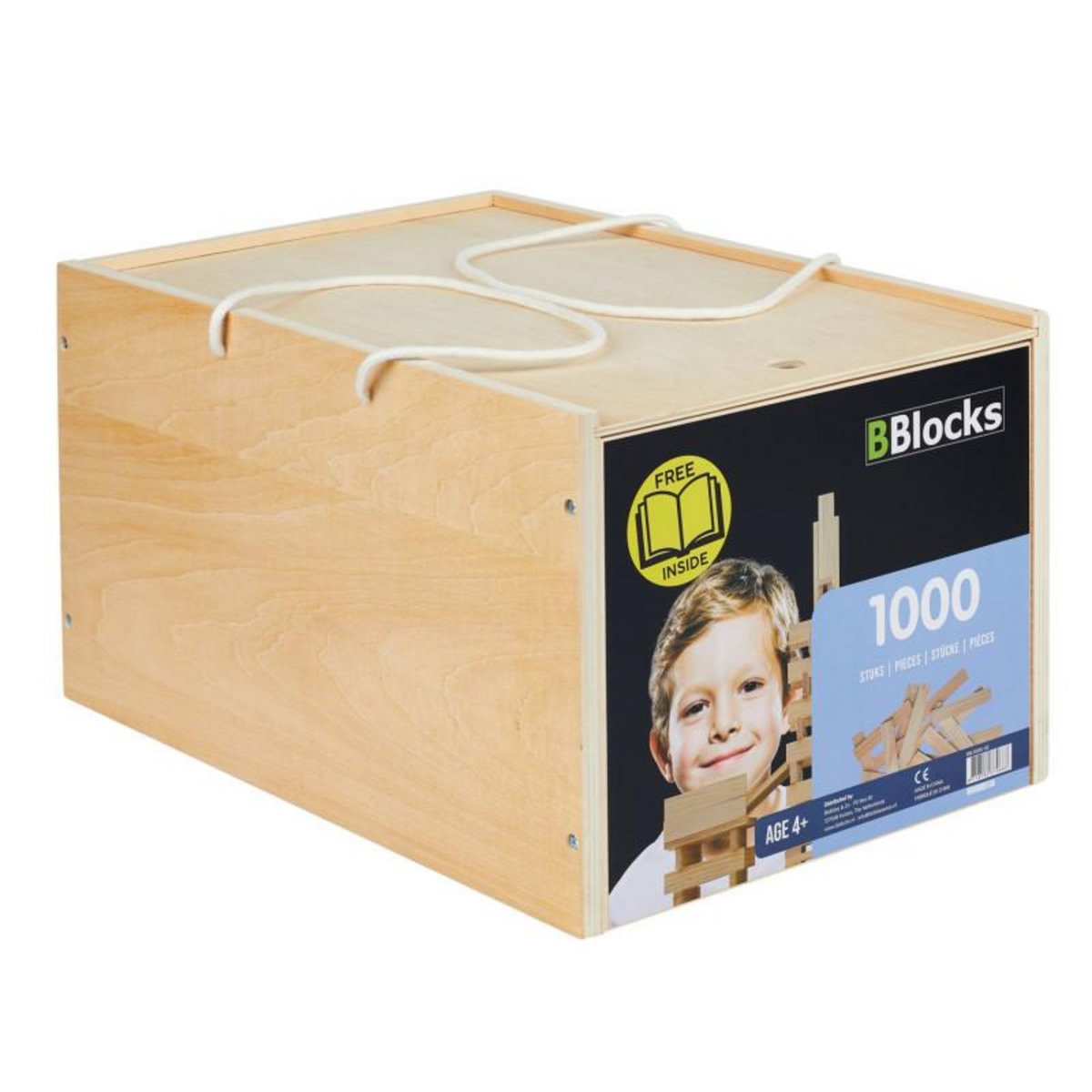 BBLOCKS BBlocks Building boards in storage box, 1000 pcs. BBL1000K-N2