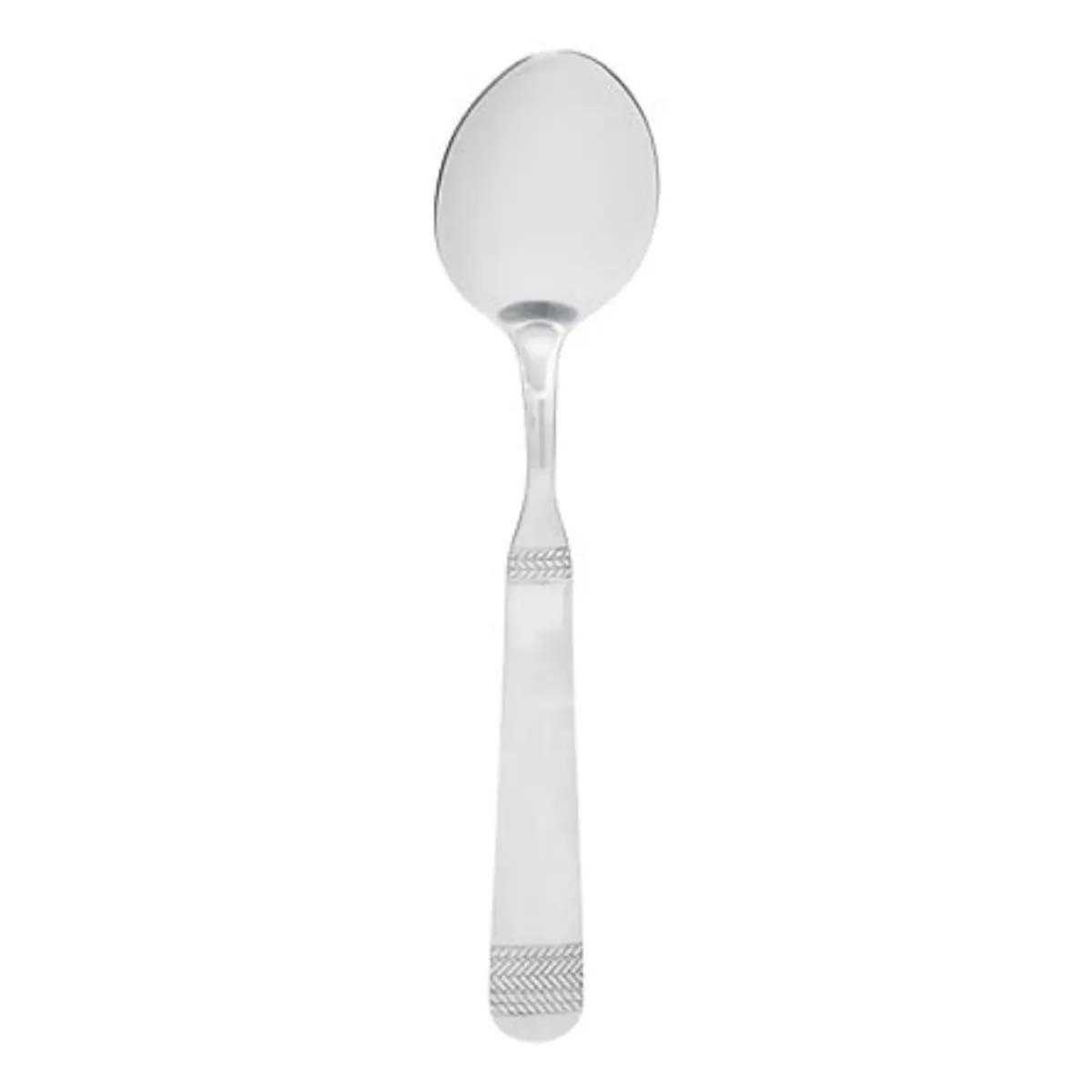 SECRET DE GOURMET Ménagère 24 Pièces en Inox  Sacha  24cm Argent