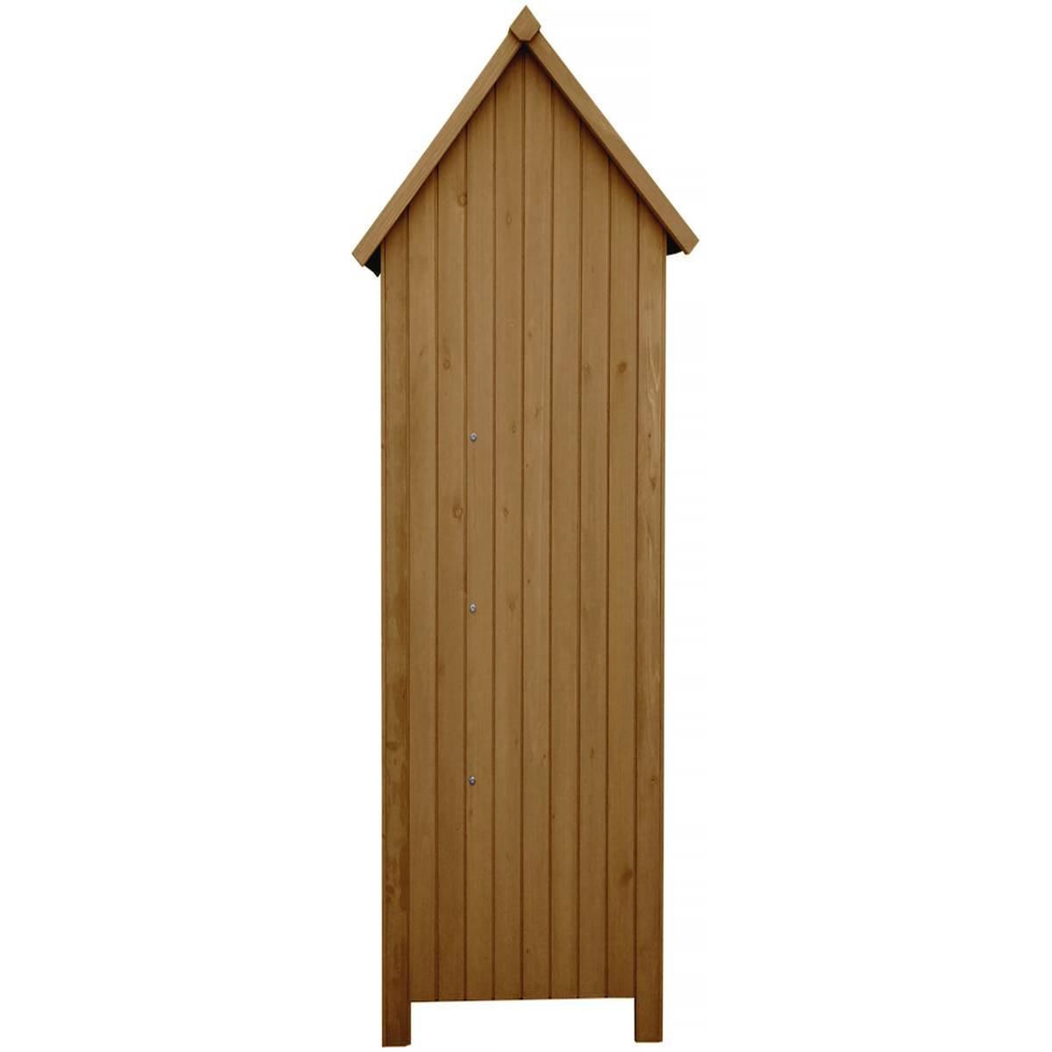 Voir la diapositive 3 : Habitat et Jardin Armoire de jardin  cabanon  - 77 x 54.5 x 179 cm - marron