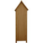 Voir la diapositive 3 : Habitat et Jardin Armoire de jardin  Cabanon  - 77 x 54.5 x 179 cm - Marron