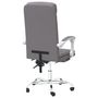Voir la diapositive 5 : VIDAXL Fauteuil inclinable de bureau Gris Similicuir