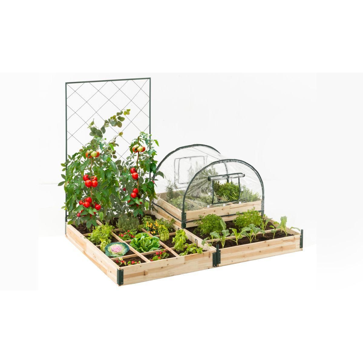Jardikt Serre de potager modulable AROMA MODULA 