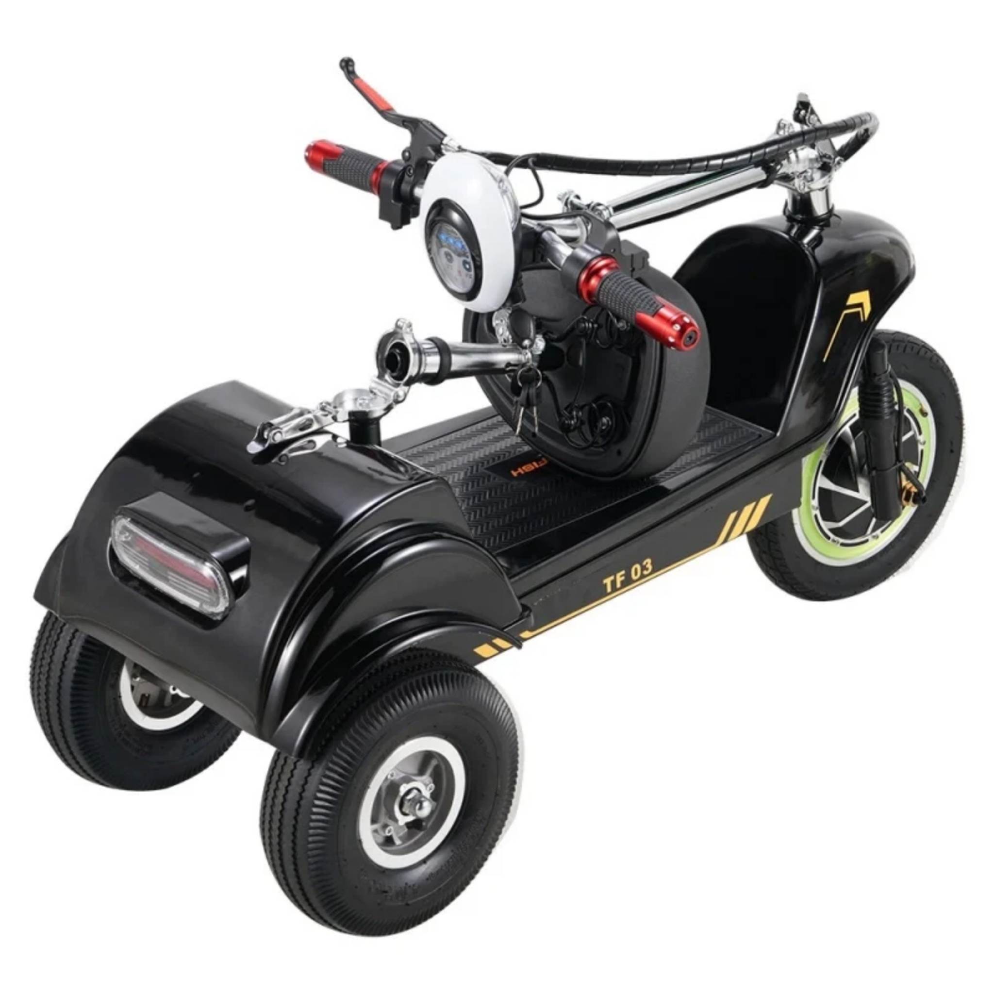 Voir la diapositive 3 : TWOFISH Tricycle électrique TWOFISH TF03, avec siège amovible, 350 W