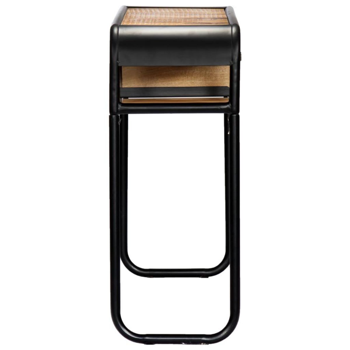 VIDAXL Table console 118 x 30 x 75 cm Bois de manguier massif