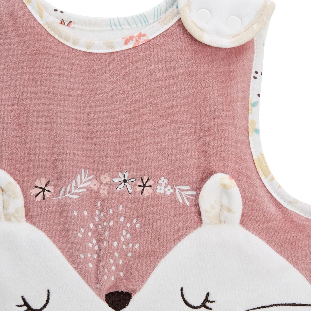 Petit Béguin Turbulette TOG 2 en velours avec pieds retroussables Bloom