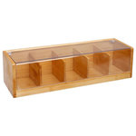 FIVE Boîte à Thé 5 Compartiments  Bambou  36cm Naturel