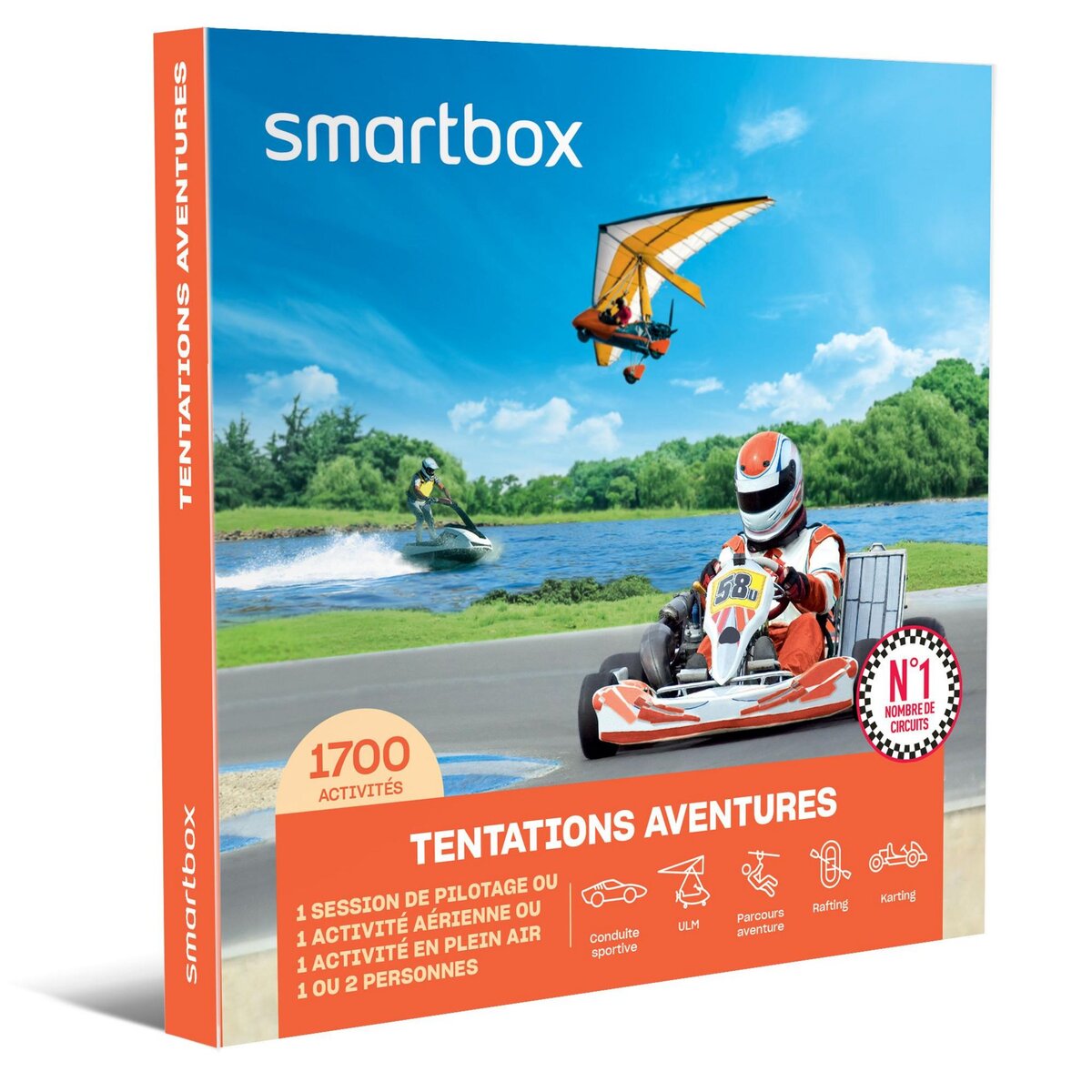 Smartbox Tentations aventures - Coffret Cadeau Sport & Aventure