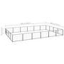 Voir la diapositive 6 : VIDAXL Chenil Noir 24 m² Acier