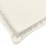 Voir la diapositive 5 : VIDAXL Coussin de banc de jardin creme melange 180x50x7 cm tissu
