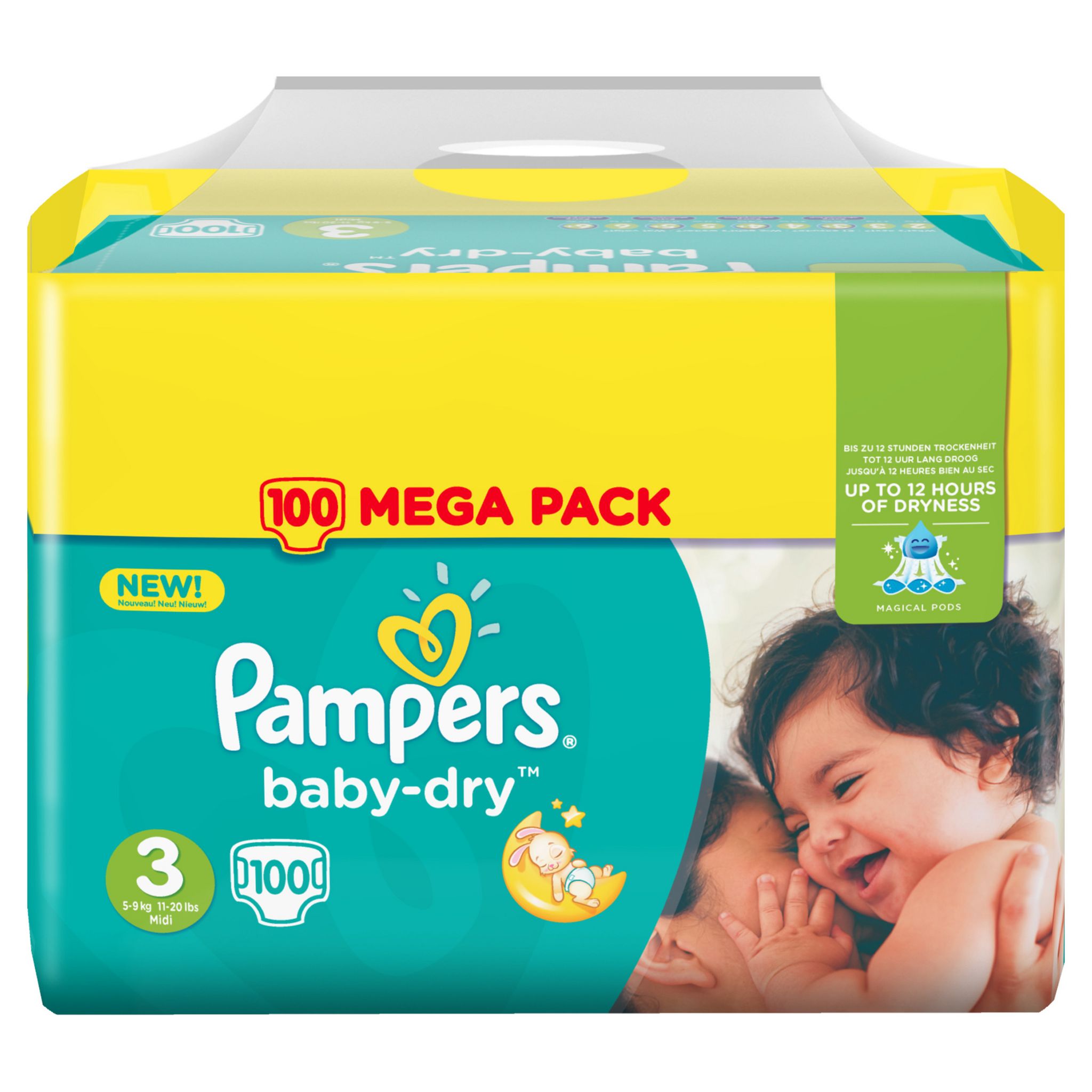 Pampers Green Generation Inserti X100 - Pannolini Eco Con Minor Impatto Ambientale, Per Bimbi 4-16 Kg - Foto 4