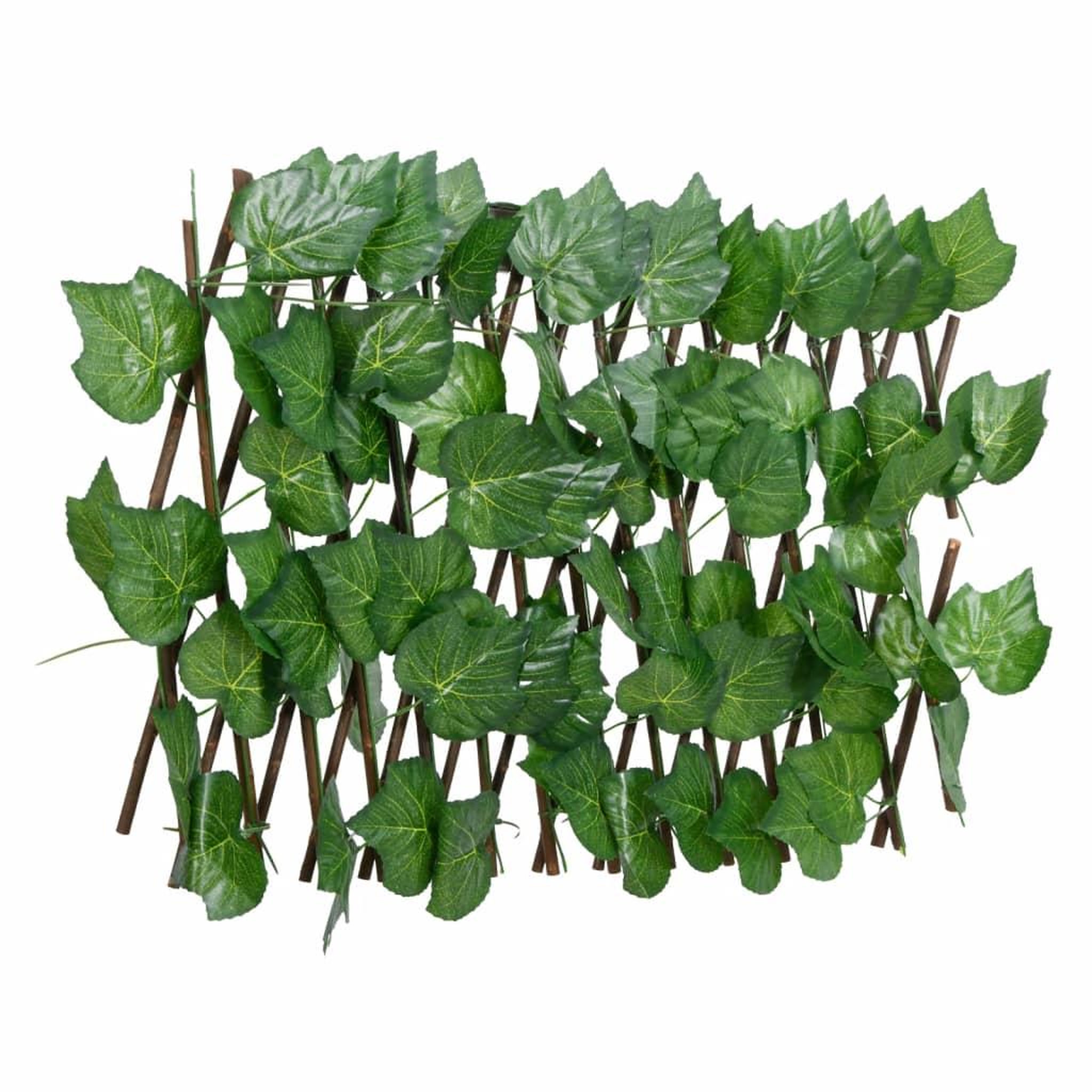 Voir la diapositive 2 : VIDAXL Treillis de feuille de vigne artificiel extensible5pcs 180x20cm