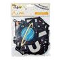 Voir la diapositive 2 : Paris Prix Guirlande Happy Birthday  Espace  2,2m Bleu