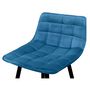 Voir la diapositive 5 : Lot de 4 tabourets chaises de bar assise velour pieds métal SIA