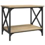 Voir la diapositive 2 : VIDAXL Table d'appoint Chene sonoma 55x38x45 cm Bois d'ingenierie
