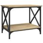 Voir la diapositive 2 : VIDAXL Table d'appoint Chene sonoma 55x38x45 cm Bois d'ingenierie