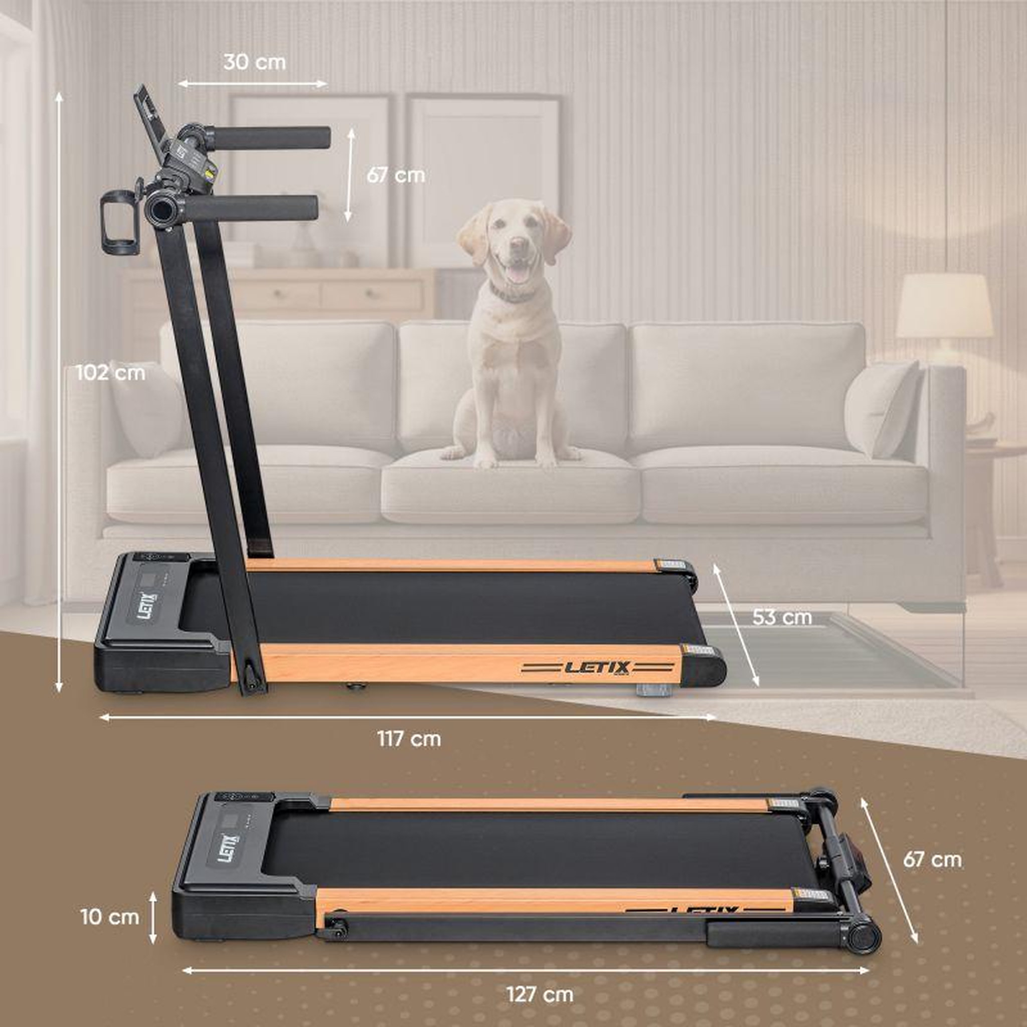 Voir la diapositive 5 : SPARRAW Tapis de course Pliable Pro - 12 KM/H- 1500W -12 programmes